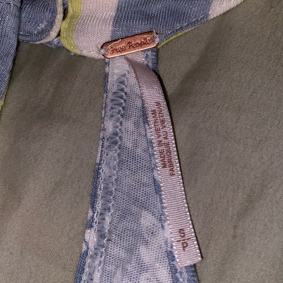 Free People Mimi Tunic Halter Top in Ivory Paisley Print Bohemian We The Free - Picture 11 of 13